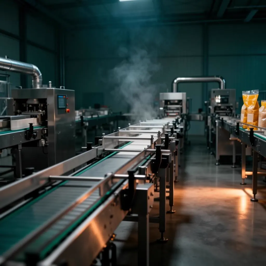 Stainless steel batch vessel with uneven liquid level